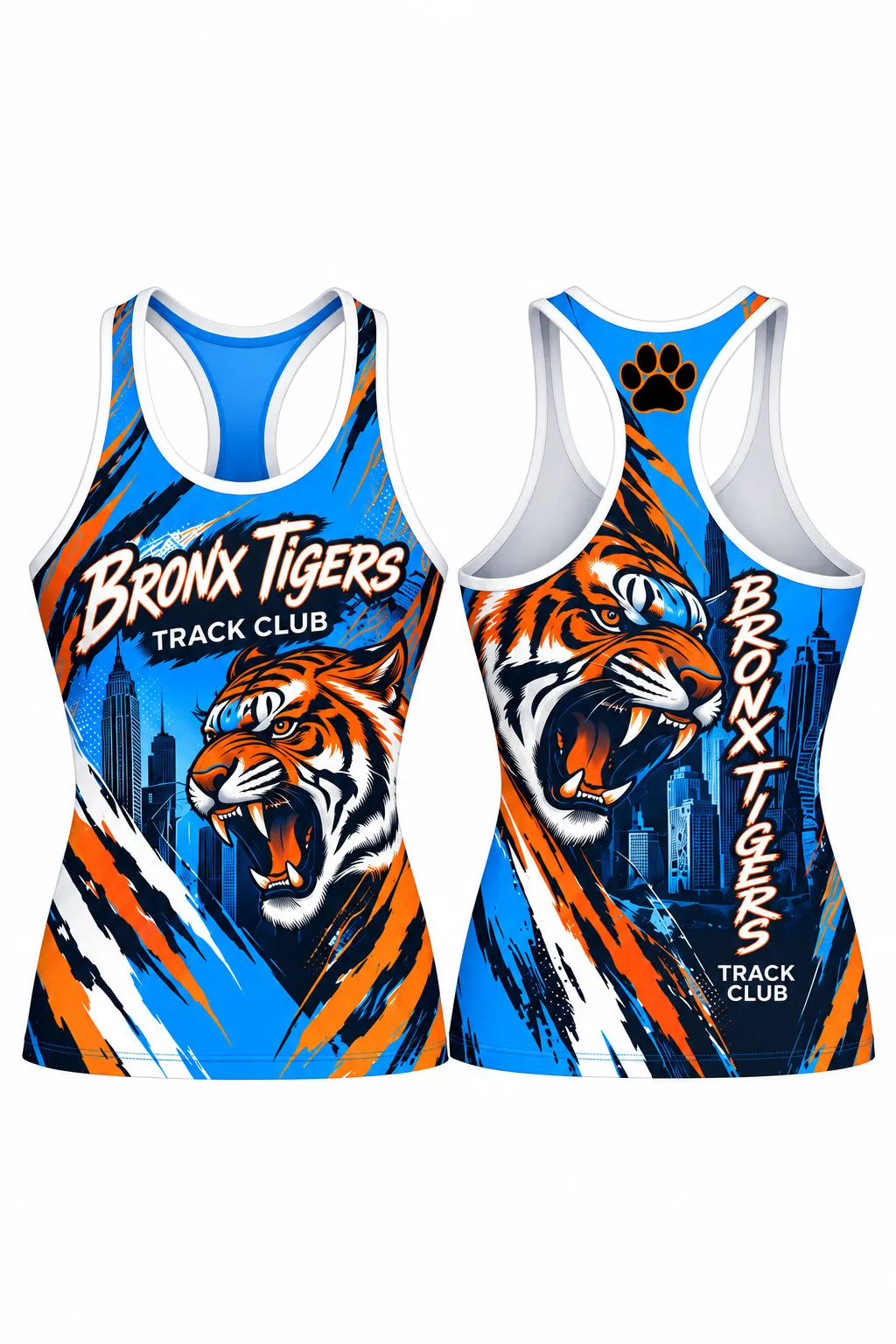 Tigers Uni #1 Top (racerback)