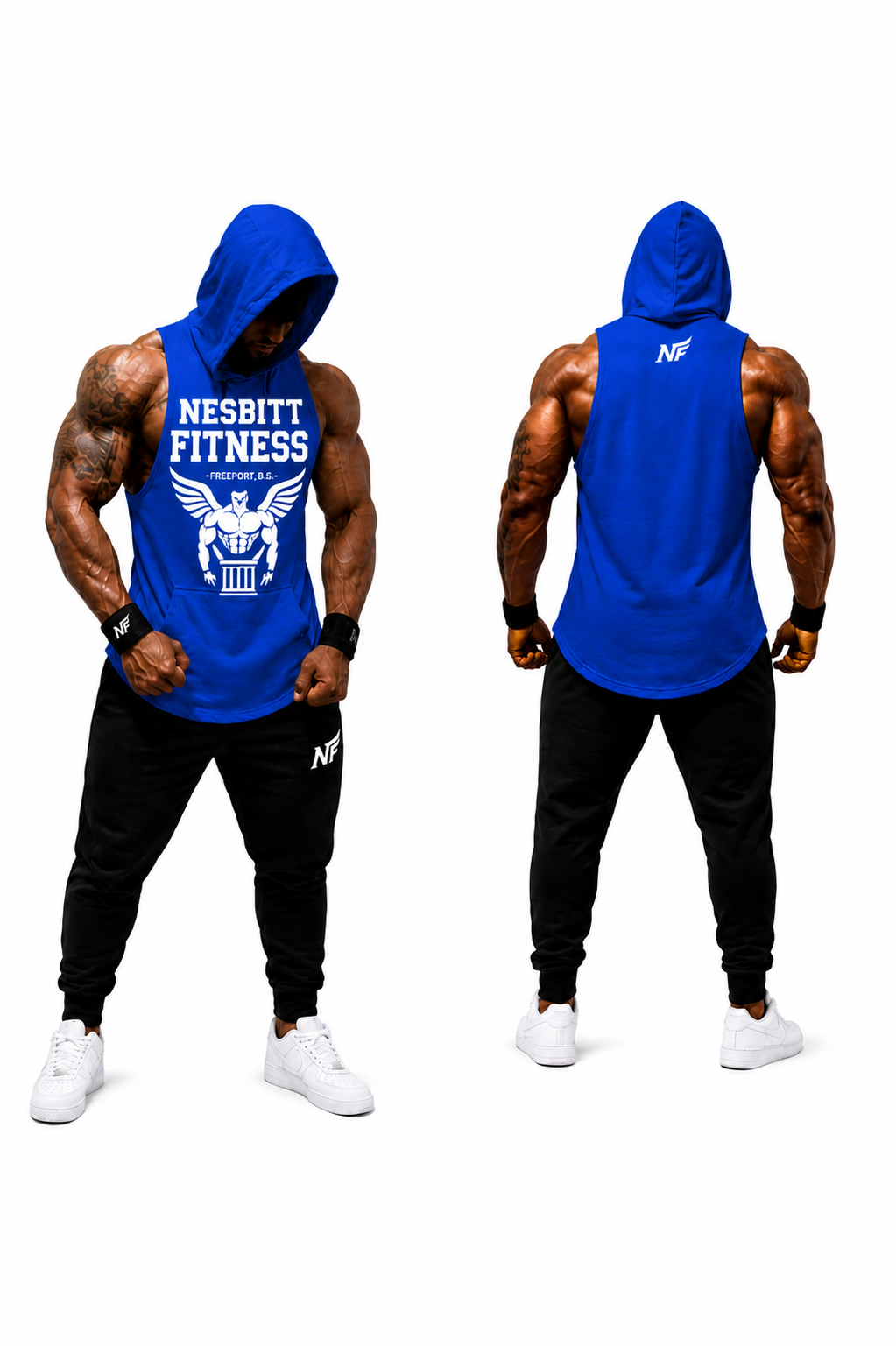 NF Sleeveless Hoodie (blue)